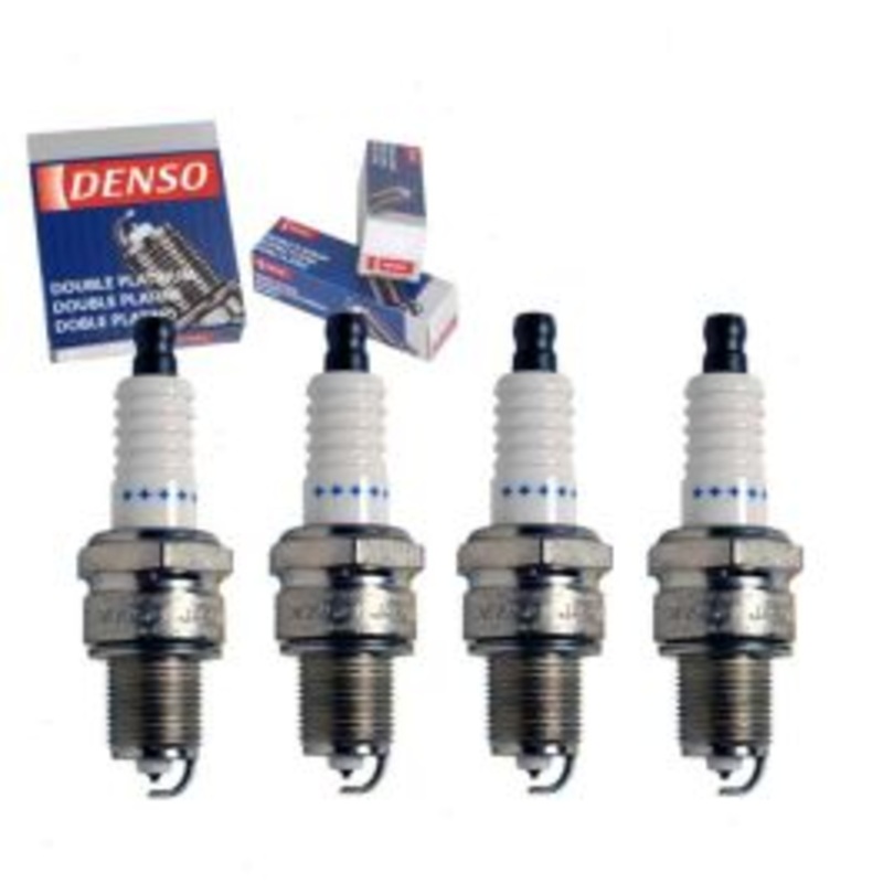 4 pc DENSO Double Platinum Spark Plugs for 1981-1994 Toyota Tercel 1.5L L4