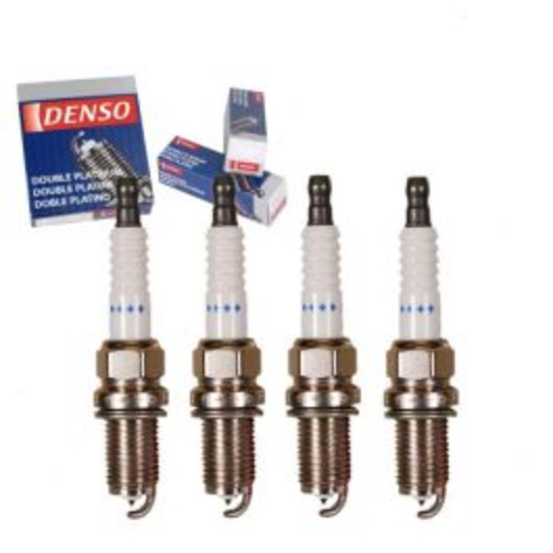 4 pc DENSO Double Platinum Spark Plugs for 2001-2002 Kia Rio 1.5L L4