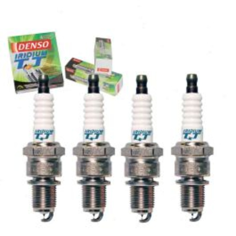 4 pc DENSO Iridium TT Spark Plugs for 1975-1979 Subaru GF 1.4L 1.6L H4