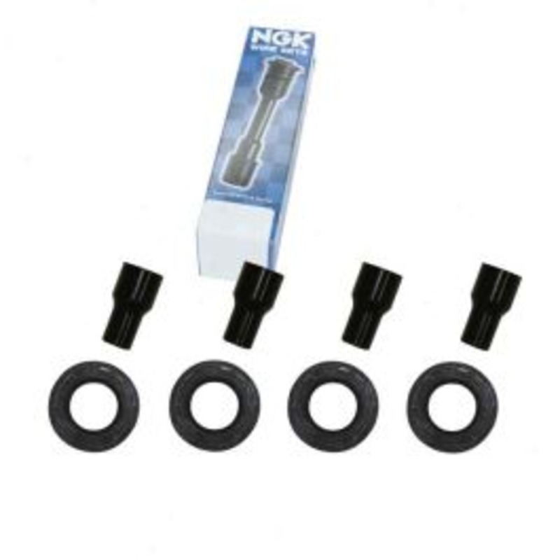 4 pc NGK Ignition Coil Boots for 2000-2002 Chevrolet Prizm 1.8L L4