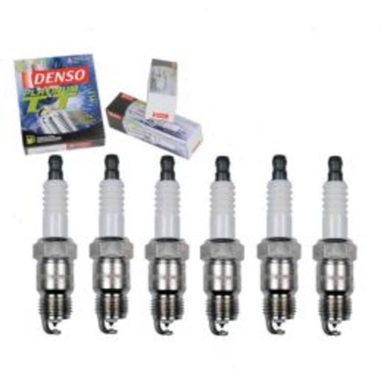 6 pc DENSO Platinum TT Spark Plugs for 1970-1982 GMC Jimmy 4.1L 4.8L L6