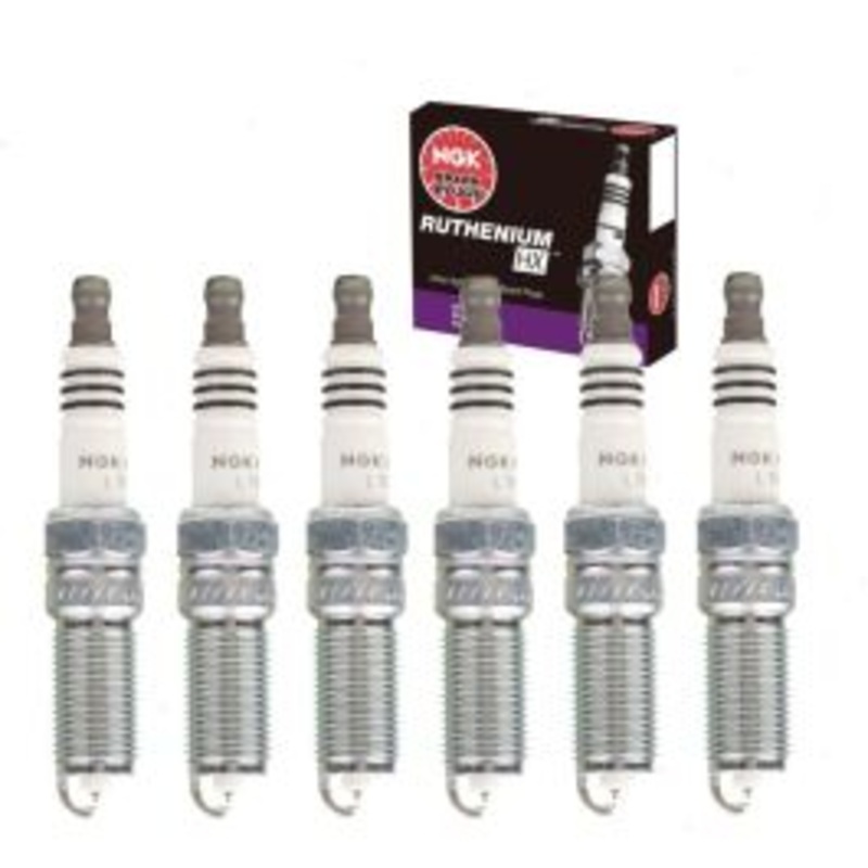 6 pc NGK Ruthenium HX Spark Plugs for 2015-2019 Ford Transit-350 HD 3.5L V6