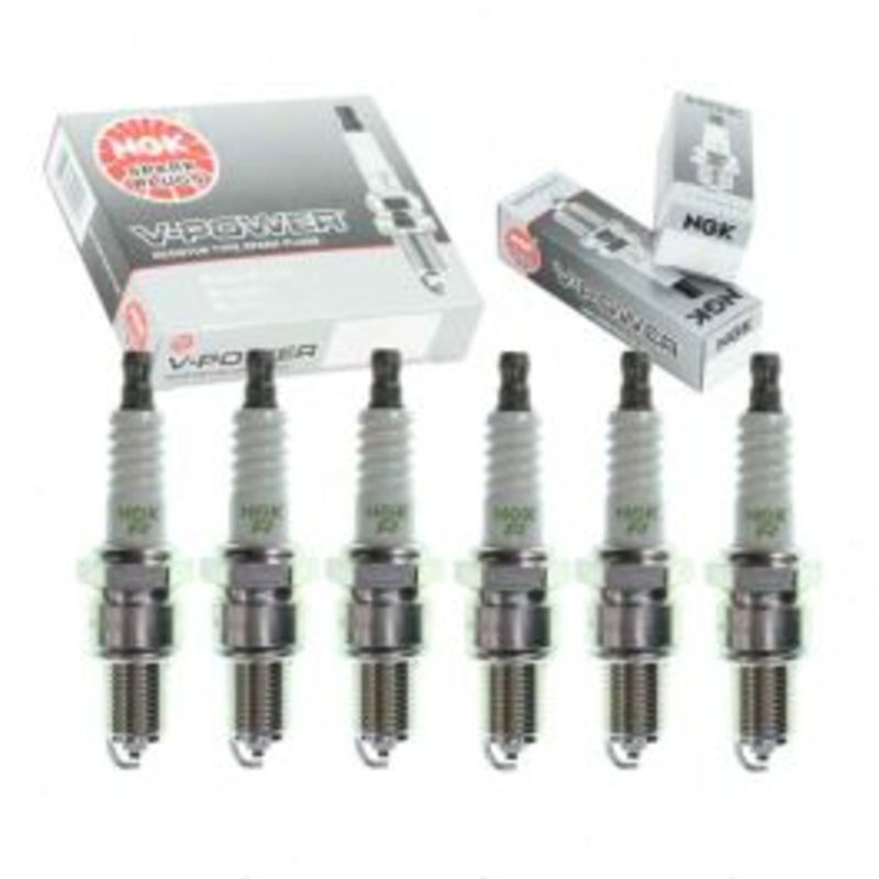 6 pc NGK V-Power Spark Plugs for 1968-1971 Mercedes-Benz 280SL 2.8L L6