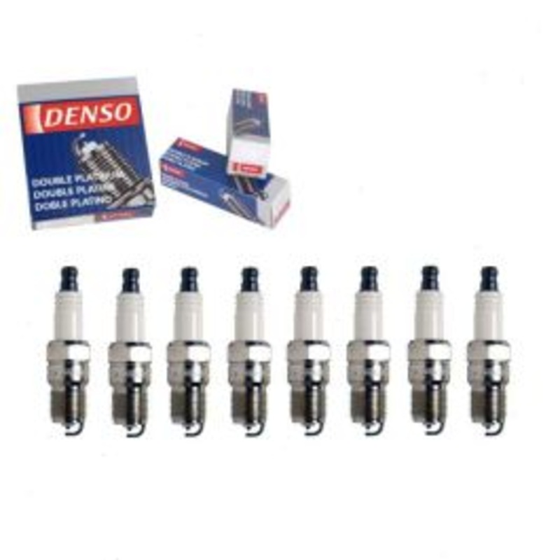 8 pc DENSO Double Platinum Spark Plugs for 1985-1996 Cadillac Commercial Chassis 4.1L 4.5L 4.9L 5.7L V8