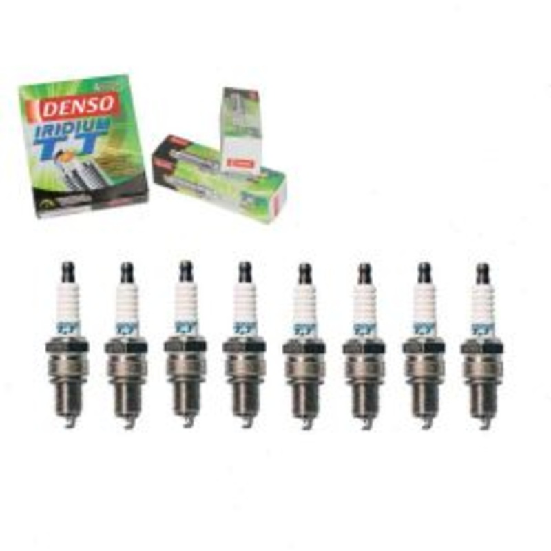 8 pc DENSO Iridium TT Spark Plugs for 1993 Land Rover Defender 110 3.9L V8