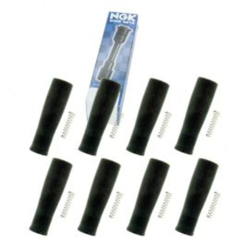 8 pc NGK Ignition Coil Boots for 2000-2002 Jaguar XKR 4.0L V8