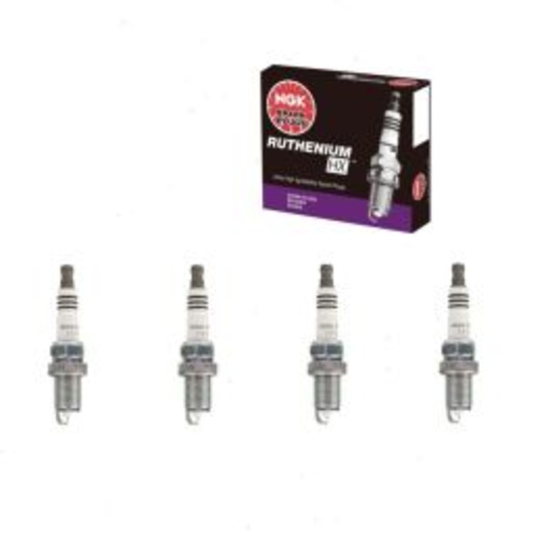 4 pc NGK Ruthenium HX Spark Plugs for 2009-2013 Audi A3 Quattro 2.0L L4