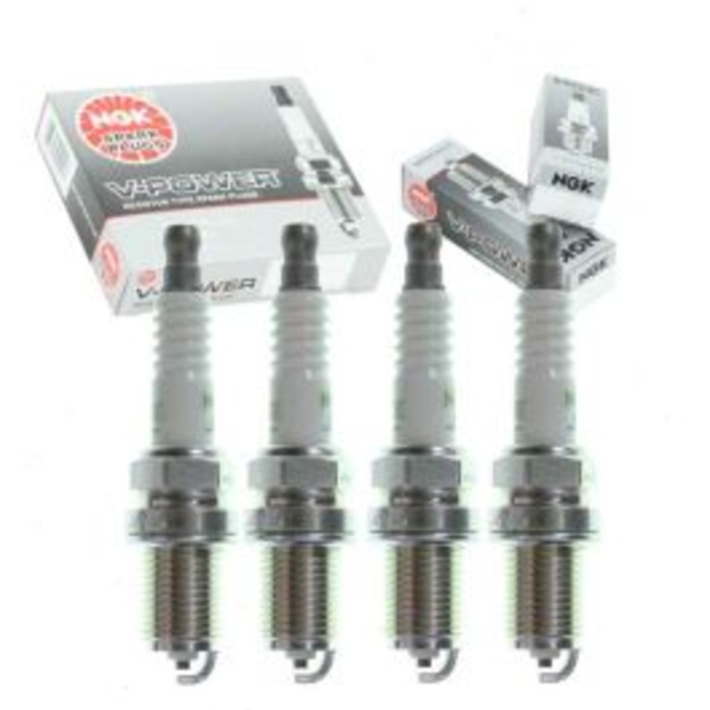 4 pc NGK V-Power Spark Plugs for 1993-1999 Volkswagen Jetta 2.0L L4