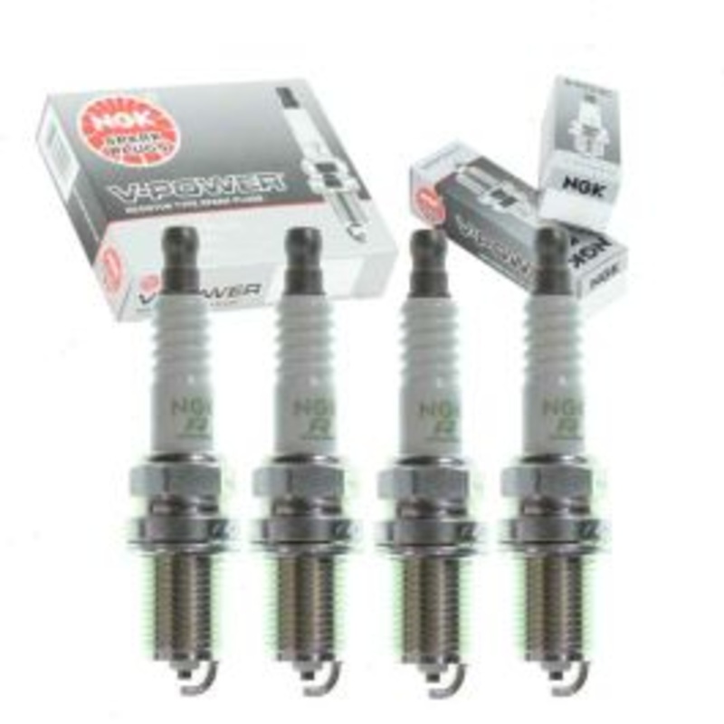 4 pc NGK V-Power Spark Plugs for 1996-2005 Mitsubishi Eclipse 2.4L L4