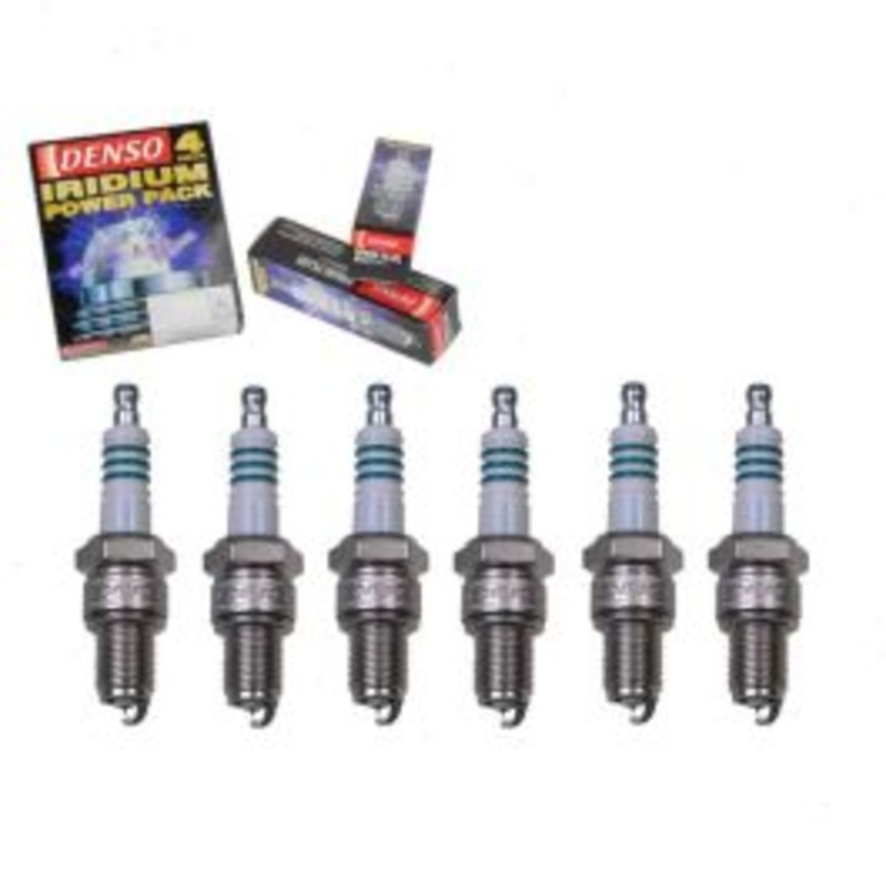 6 pc DENSO Iridium Power Spark Plugs for 1969-1976 Triumph TR6 2.5L L6