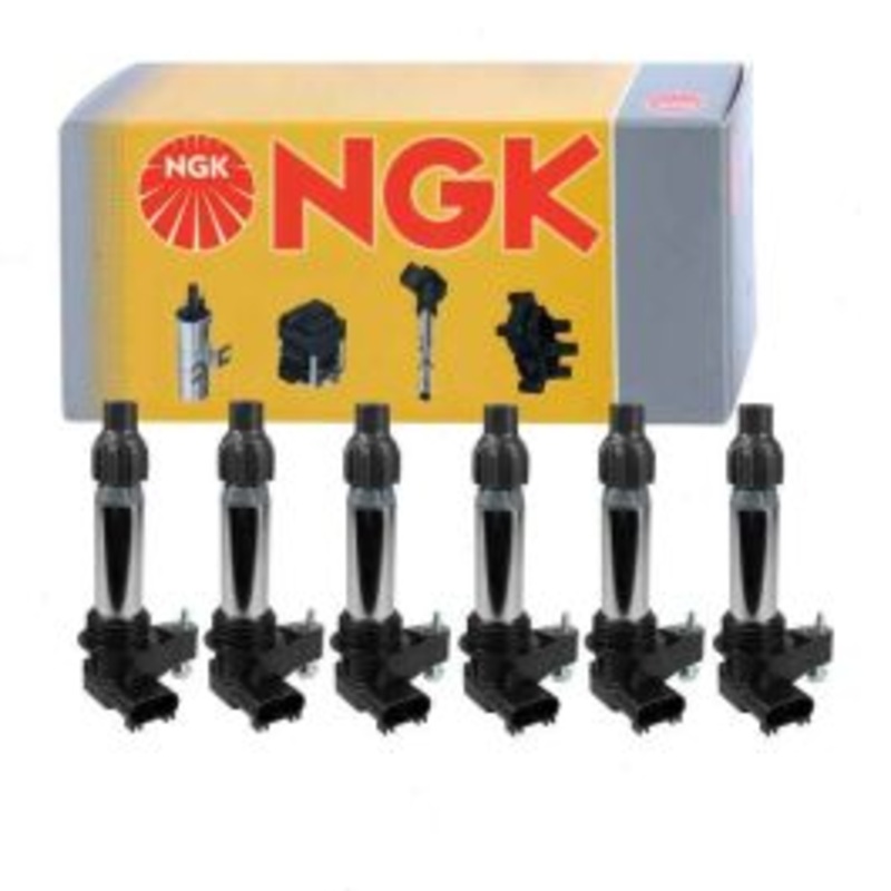 6 pc NGK 49018 U5130 Ignition Coils