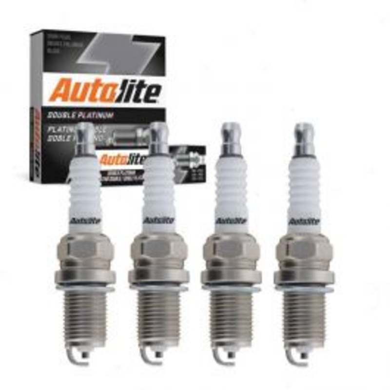 4 pc Autolite Double Platinum Spark Plug for 1987 Volkswagen Cabriolet