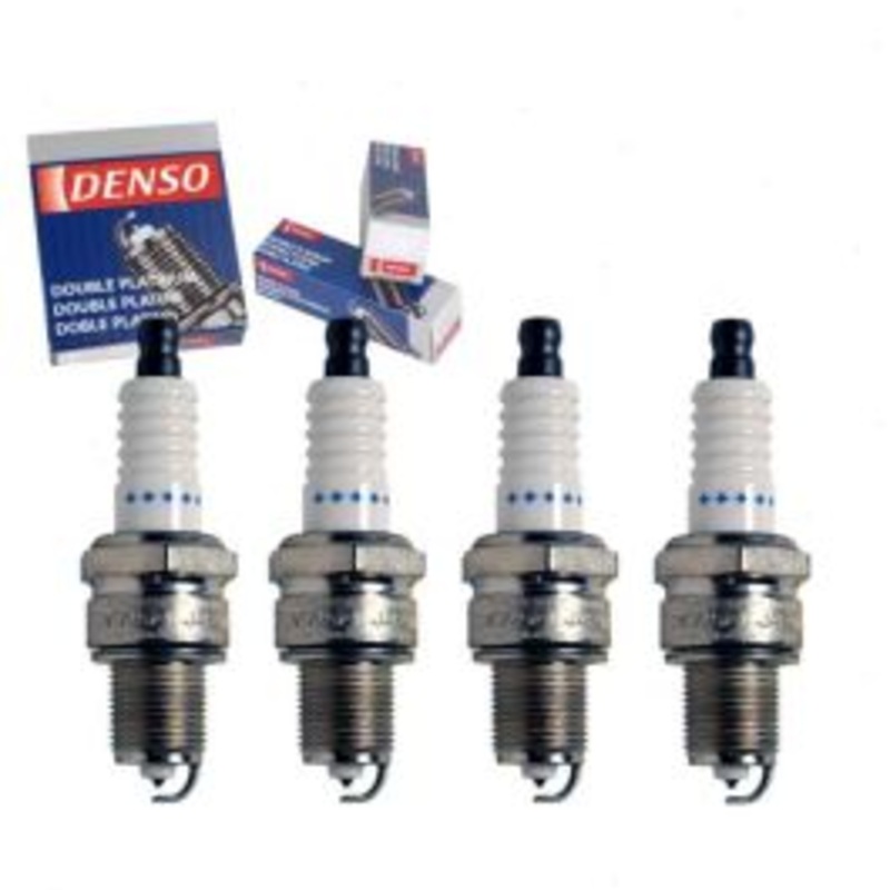 4 pc DENSO Double Platinum Spark Plugs for 2001 Hyundai Santa Fe 2.4L L4