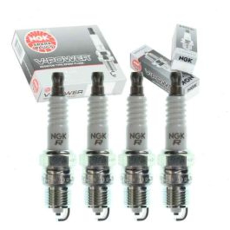 4 pc NGK V-Power 2248 UR55 Spark Plugs