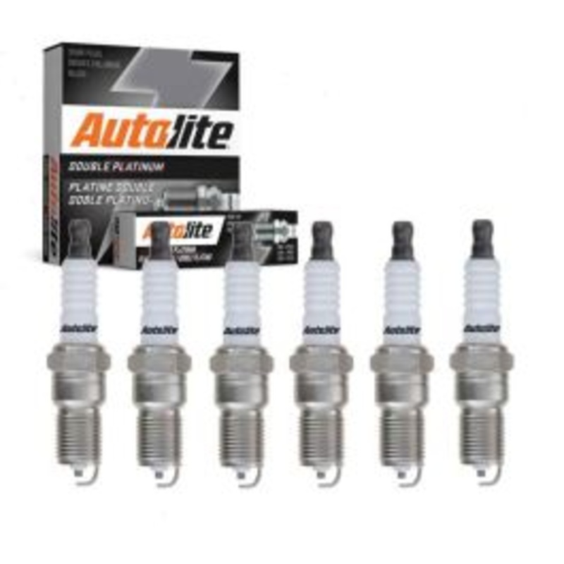 6 pc Autolite Double Platinum Spark Plug for 1988-1995 Buick Regal 2.8L 3.1L