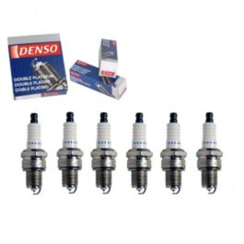 6 pc DENSO Double Platinum Spark Plugs for 1967-1969 Pontiac Tempest 3.8L 4.1L L6