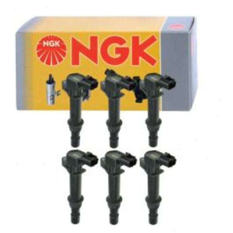 6 pc NGK Ignition Coils for 2002-2008 Dodge Ram 1500 3.7L V6
