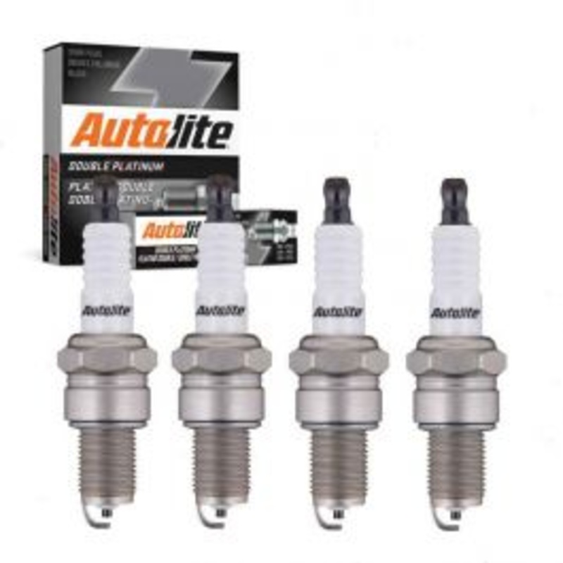 4 pc Autolite Double Platinum Spark Plug for 1964-1966 Turner Sprint 1.5L L4