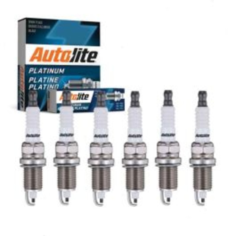 6 pc Autolite Platinum Spark Plug for 1978-2001 Jeep Cherokee 4.0L 4.2L L6