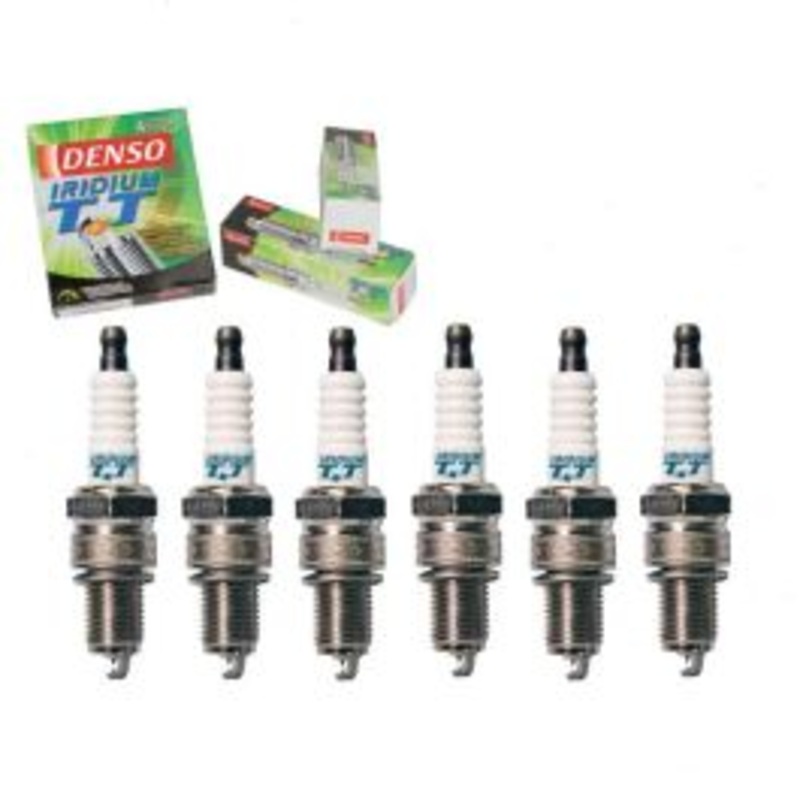 6 pc DENSO Iridium TT Spark Plugs for 1974-1976 Jeep J20 4.2L L6