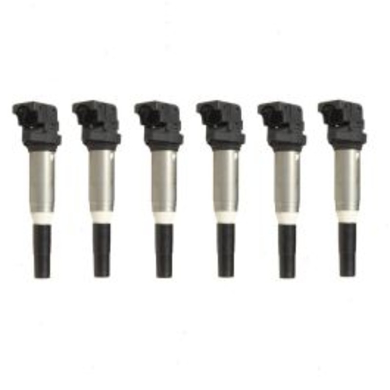 6 pc Hitachi Ignition Coils for 2007-2008 BMW 328xi 3.0L L6