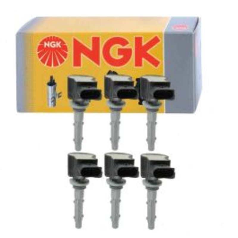 6 pc NGK Ignition Coils for 2008-2013 Mercedes-Benz E300 3.0L 3.5L V6