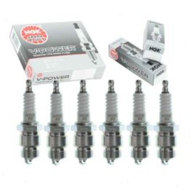 6 pc NGK V-Power Spark Plugs for 1955-1959 Ford Club 3.6L L6