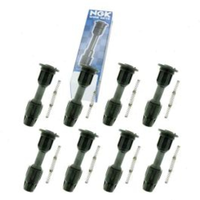 8 pc NGK Ignition Coil Boots for 1997-2001 Infiniti Q45 4.1L V8