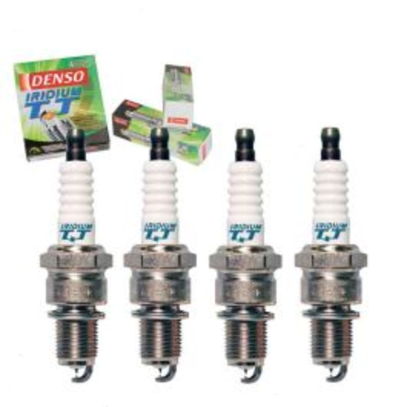 4 pc DENSO Iridium TT Spark Plugs for 1956-1962 MG MGA 1.5L 1.6L L4