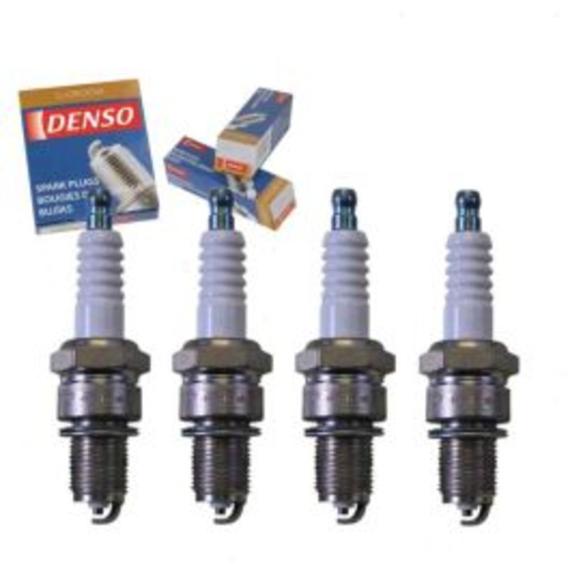 4 pc DENSO Standard U-Groove Spark Plugs for 1990-1999 Mitsubishi Eclipse 2.0L L4