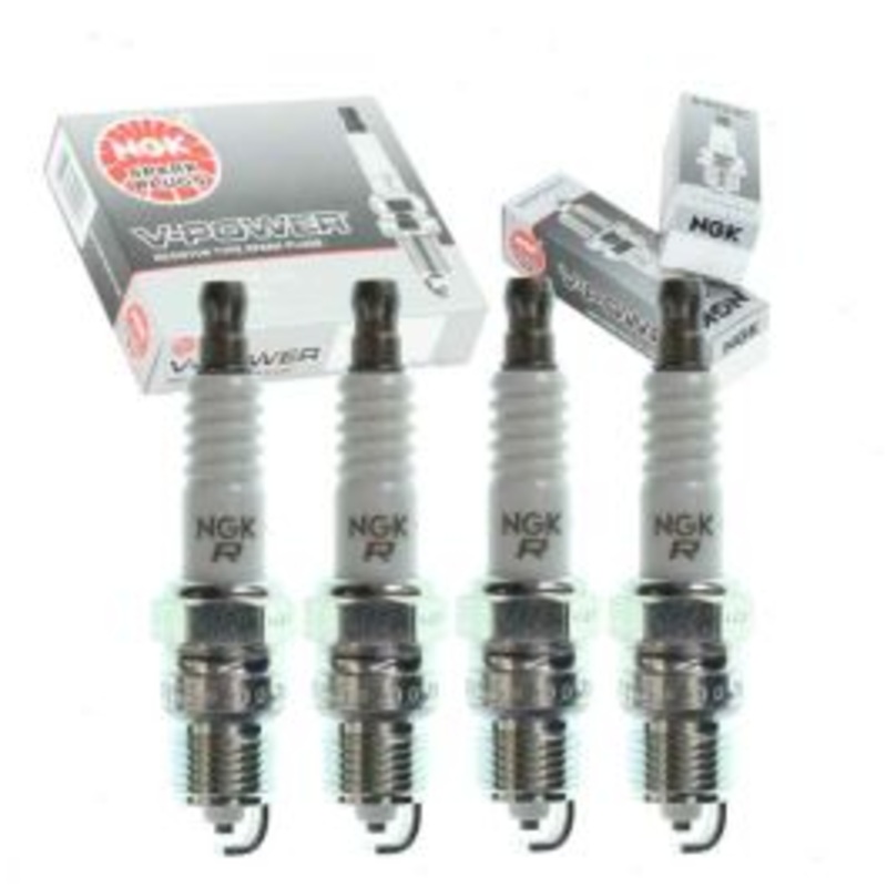 4 pc NGK V-Power Spark Plugs for 1984-1985 Chevrolet Citation II 2.5L L4