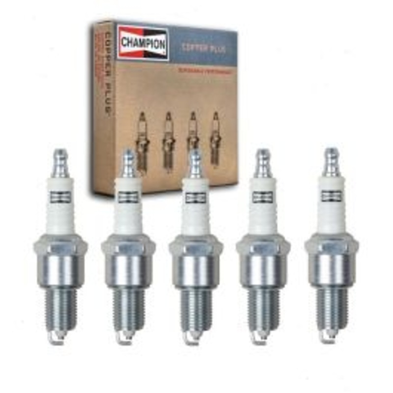 5 pc Champion Copper Plus Spark Plugs for 1992-1993 Volkswagen Transporter 2.5L L5
