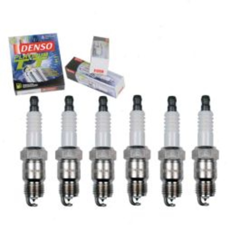 6 pc DENSO Platinum TT Spark Plugs for 1972-1977 GMC Sprint 4.1L L6