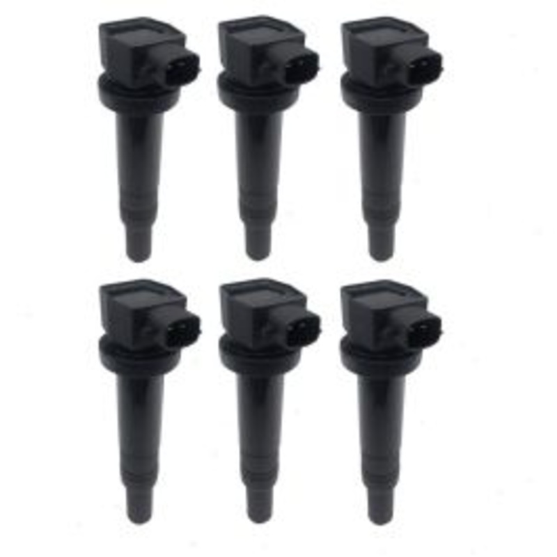 6 pc Hitachi Ignition Coils for 2007-2009 Hyundai Santa Fe 2.7L V6