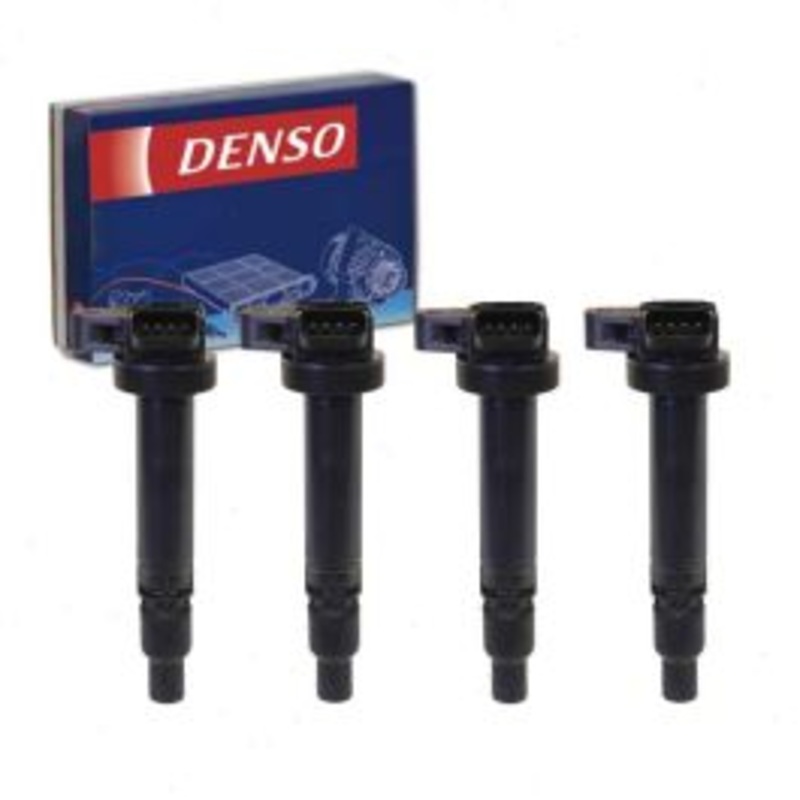 4 pc DENSO Direct Ignition Coils for 2005-2006 Toyota Corolla 1.8L L4