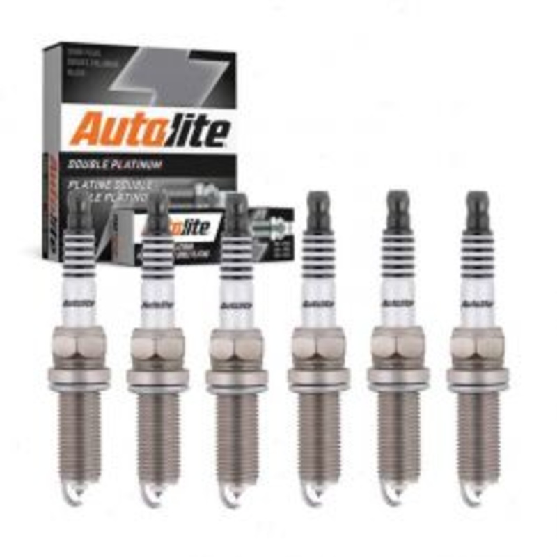 6 pc Autolite Double Platinum Spark Plug for 2007-2008 Infiniti G35