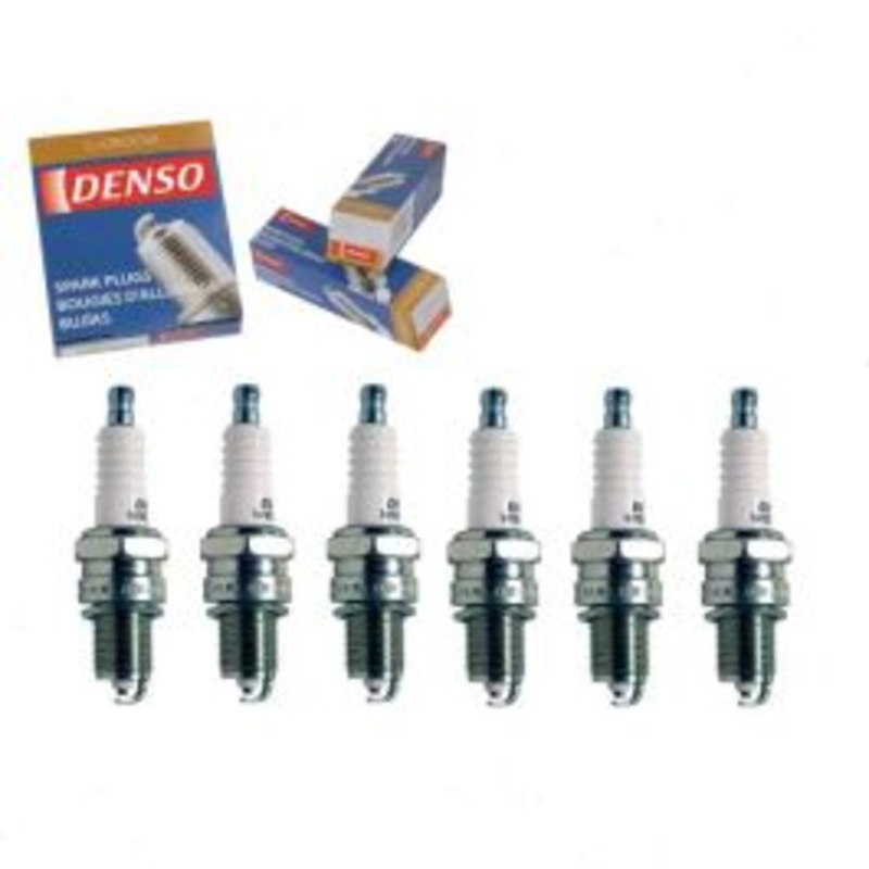 6 pc DENSO Standard U-Groove Spark Plugs for 1961-1969 Chevrolet K10 Pickup 3.8L 4.1L L6