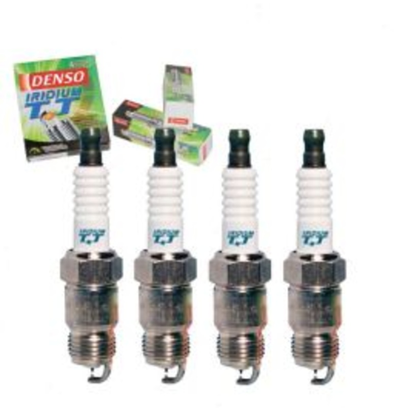 4 pc DENSO Iridium TT Spark Plugs for 1976-1986 Pontiac Sunbird 2.0L 2.3L 2.5L L4
