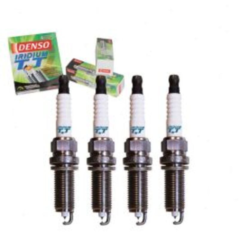 4 pc DENSO Iridium TT Spark Plugs for 2011-2015 Lexus CT200h 1.8L L4