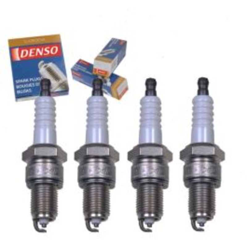 4 pc DENSO Standard U-Groove Spark Plugs for 1987-1994 Mitsubishi Precis 1.5L L4