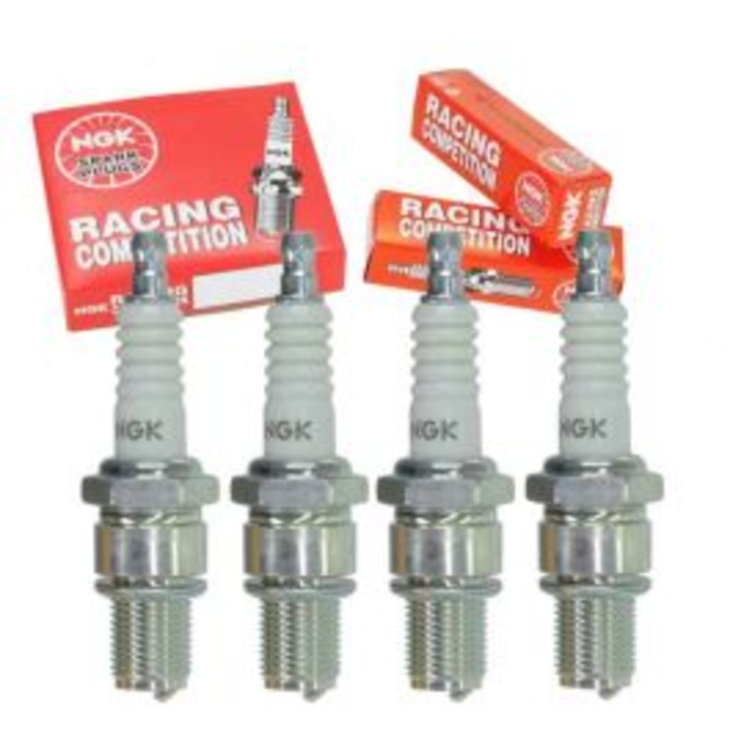 4 pc NGK Racing 5962 R6061-10 Spark Plugs