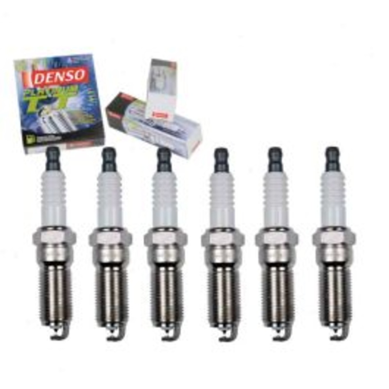 6 pc DENSO Platinum TT Spark Plugs for 2002-2004 Oldsmobile Bravada 4.2L L6