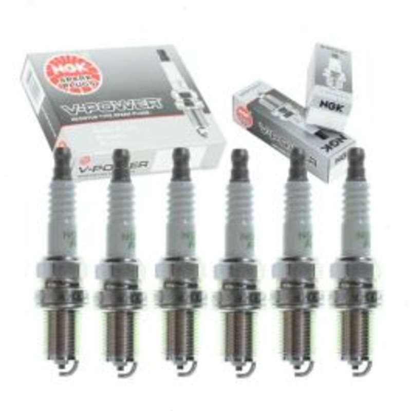 6 pc NGK V-Power Spark Plugs for 1987-1992 Toyota Supra 3.0L L6