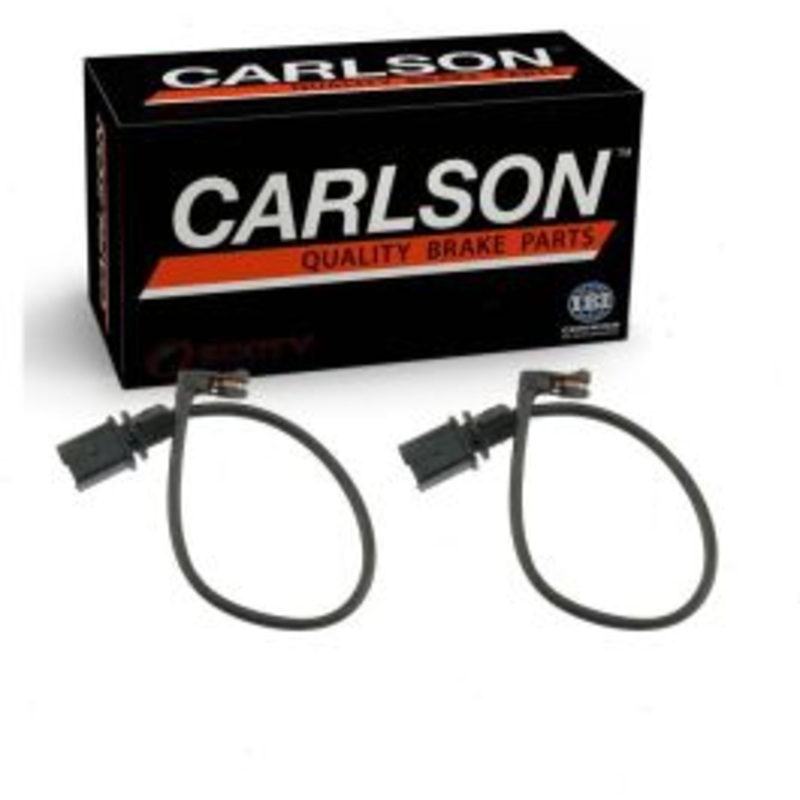 2 pc Carlson Front Disc Brake Pad Wear Sensors for 2013-2016 Audi A4 allroad