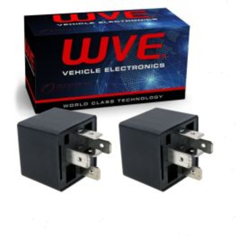 2 pc Wells WVE Headlight Relay for 1999-2000 Plymouth Grand Voyager Voyager