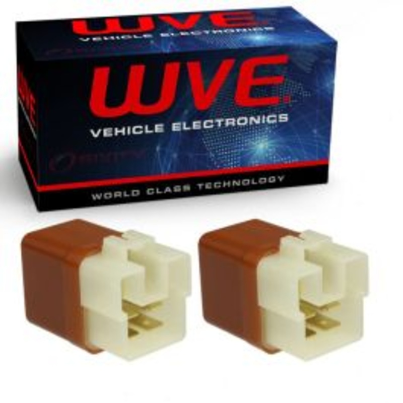 2 pc Wells WVE Engine Cooling Fan Motor Relay for 1995-2017 Nissan Maxima