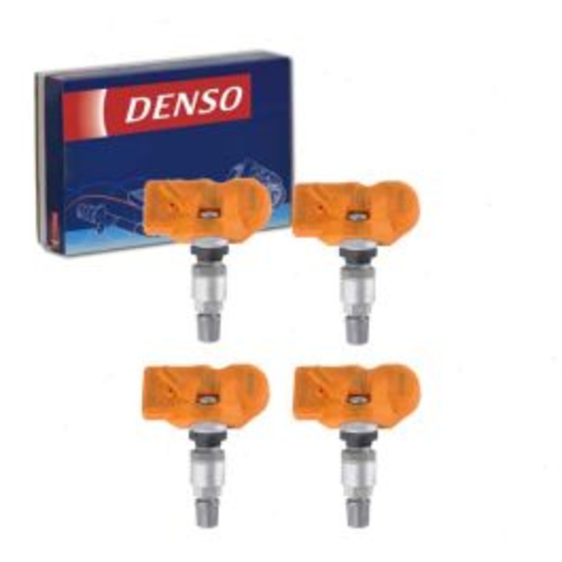 4 pc DENSO Tire Pressure Monitoring System Sensors for 2010-2011 BMW 550i GT xDrive