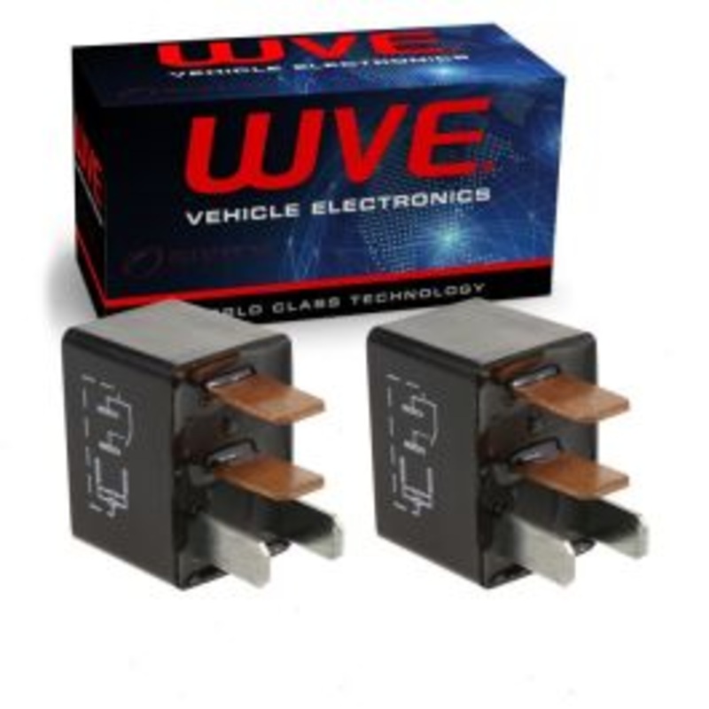 2 pc Wells WVE Engine Cooling Fan Motor Relay for 2011-2014 Scion tC xB