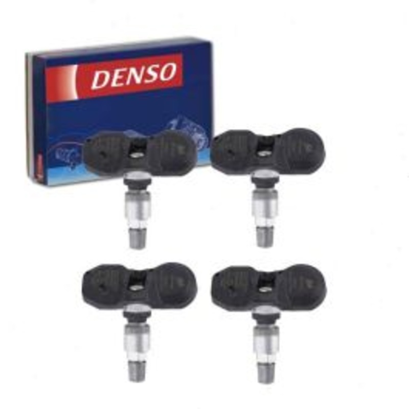 4 pc DENSO Tire Pressure Monitoring System Sensors for 2009-2010 BMW 528i xDrive