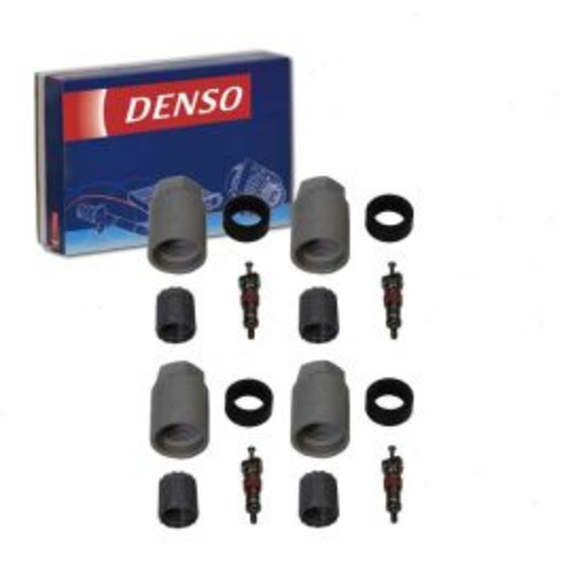 4 pc DENSO TPMS Sensor Service Kits for 2003-2011 Saab 9-5